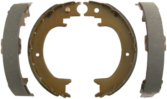 Front View of Rear Parking Brake Shoe BENDIX 906