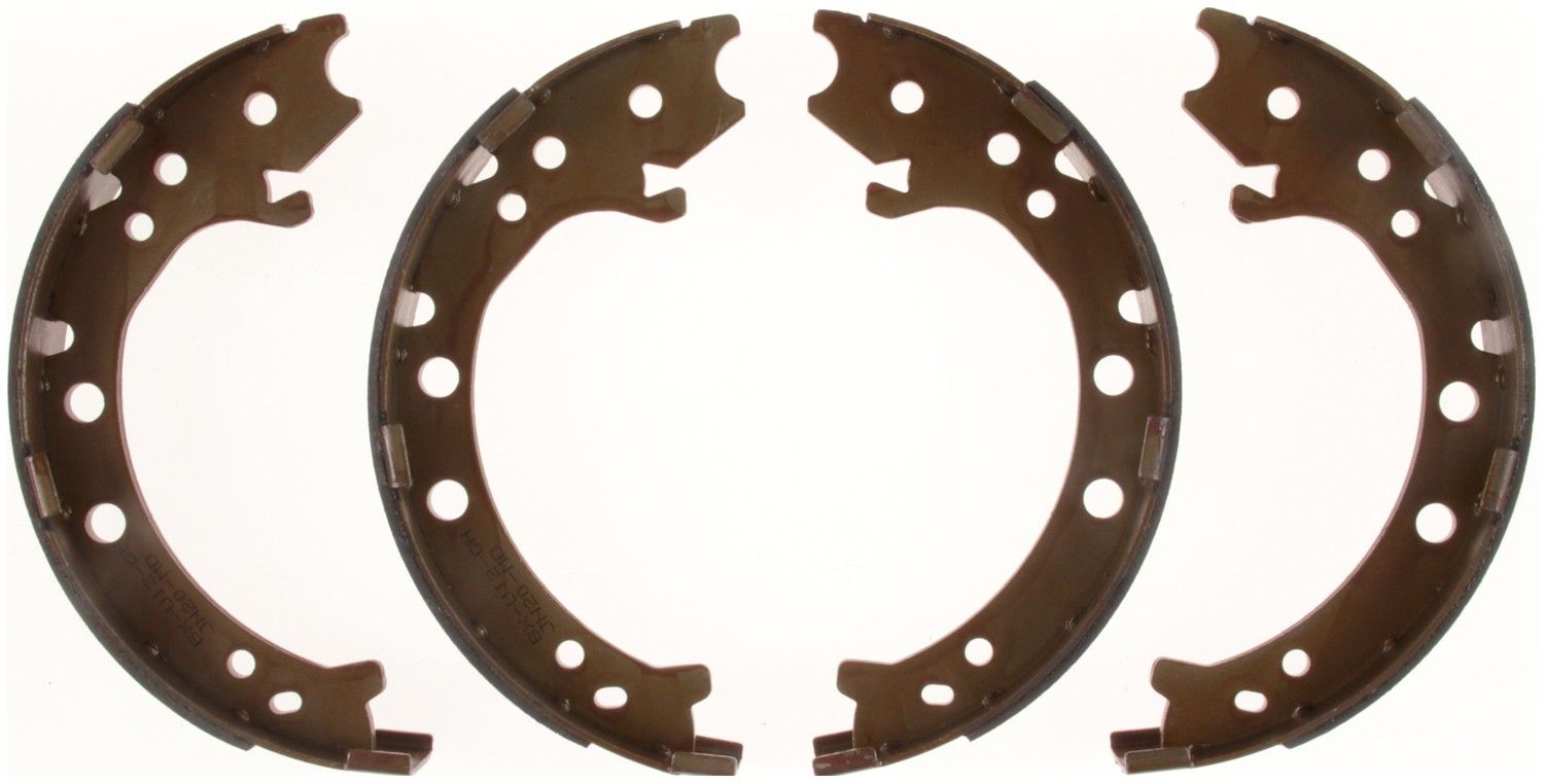 Front View of Rear Parking Brake Shoe BENDIX 928