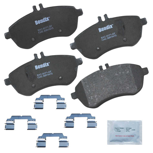 Front View of Front Disc Brake Pad Set BENDIX CFC1340