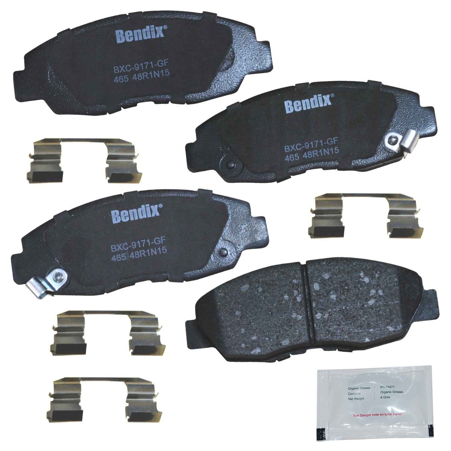 Front View of Front Disc Brake Pad Set BENDIX CFC465