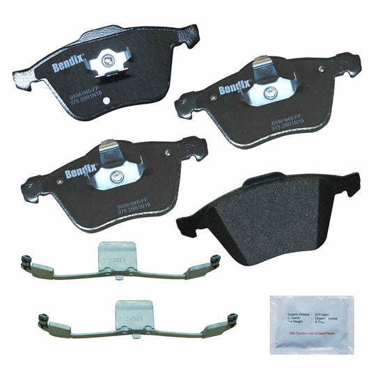 Front View of Front Disc Brake Pad Set BENDIX CFM979