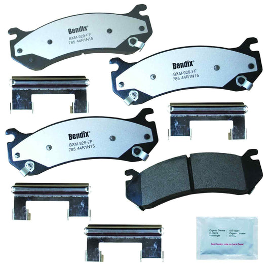 Front View of Front Disc Brake Pad Set BENDIX MKD785FM