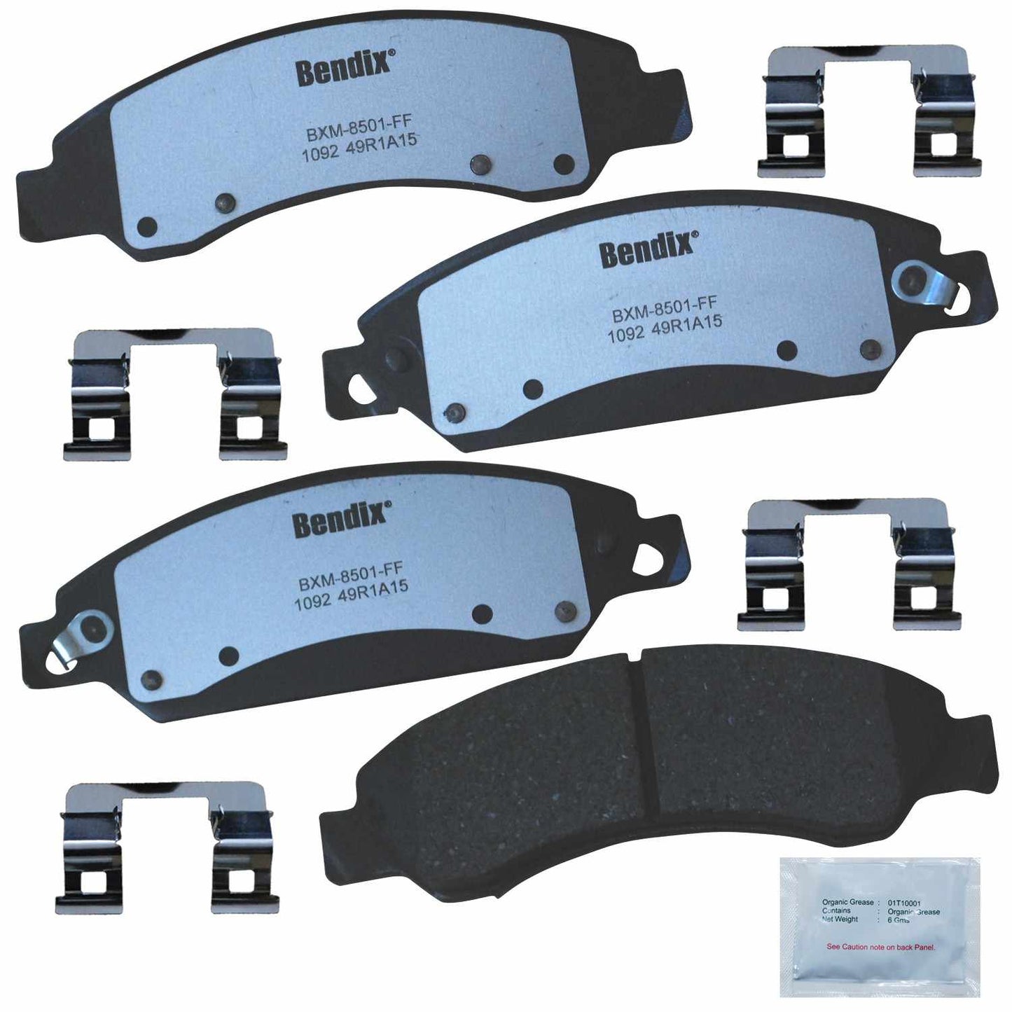 Front Disc Brake Pad Set BENDIX PBD1092 For Chevrolet GMC Cadillac