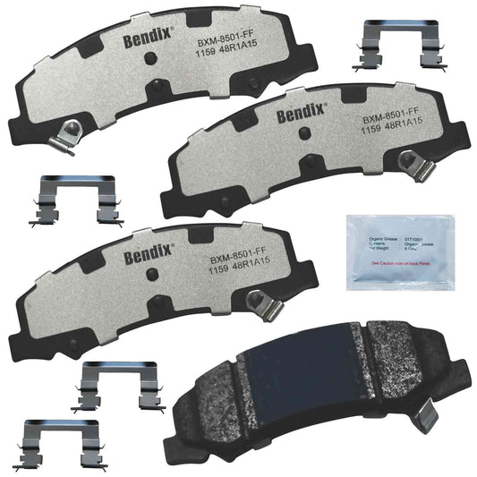 Front View of Front Disc Brake Pad Set BENDIX PBD1159