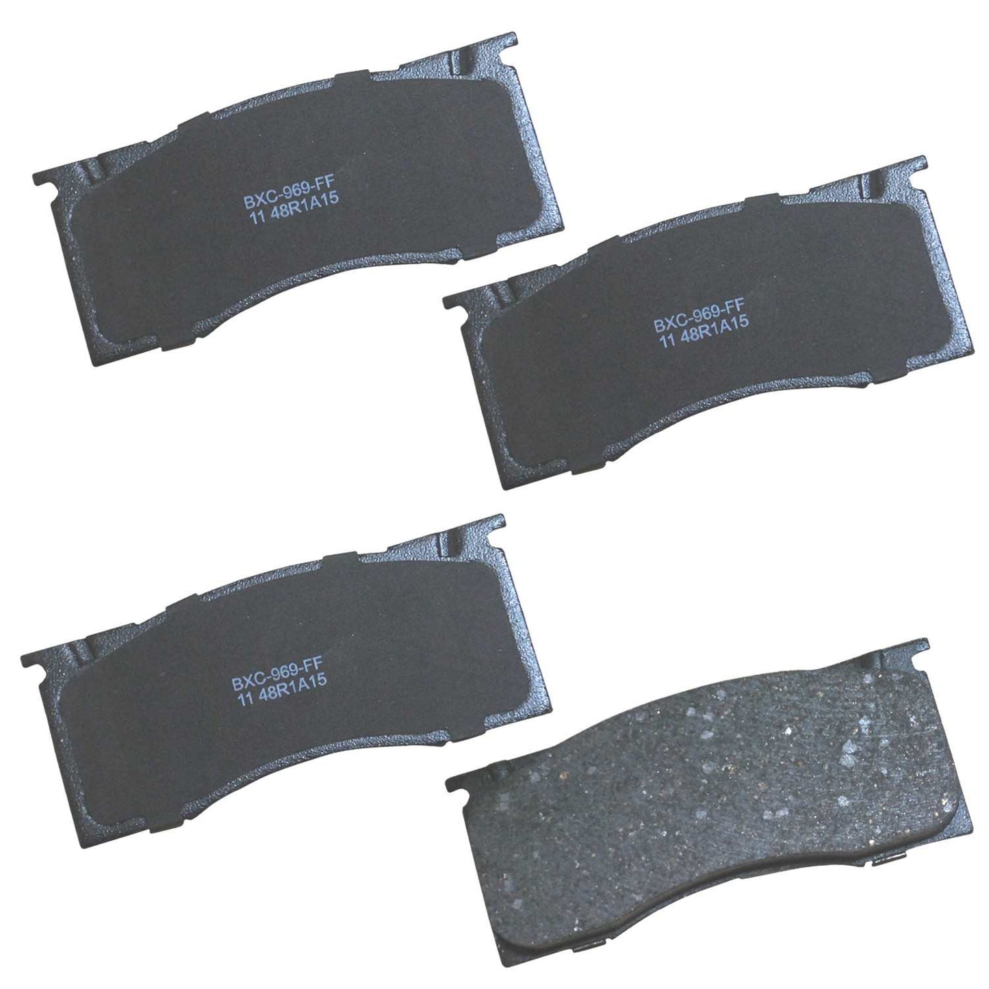 Front View of Front Disc Brake Pad Set BENDIX SBC11