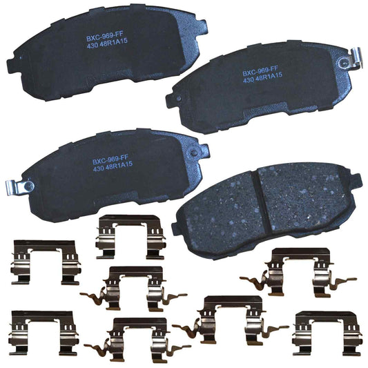 Front View of Front Disc Brake Pad Set BENDIX SBC430