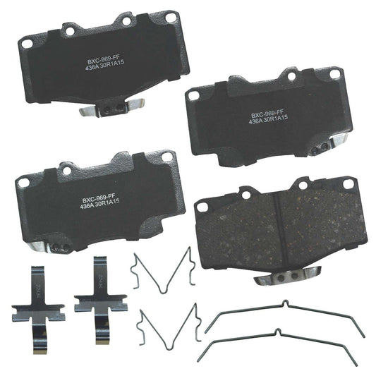 Front View of Front Disc Brake Pad Set BENDIX SBC436A