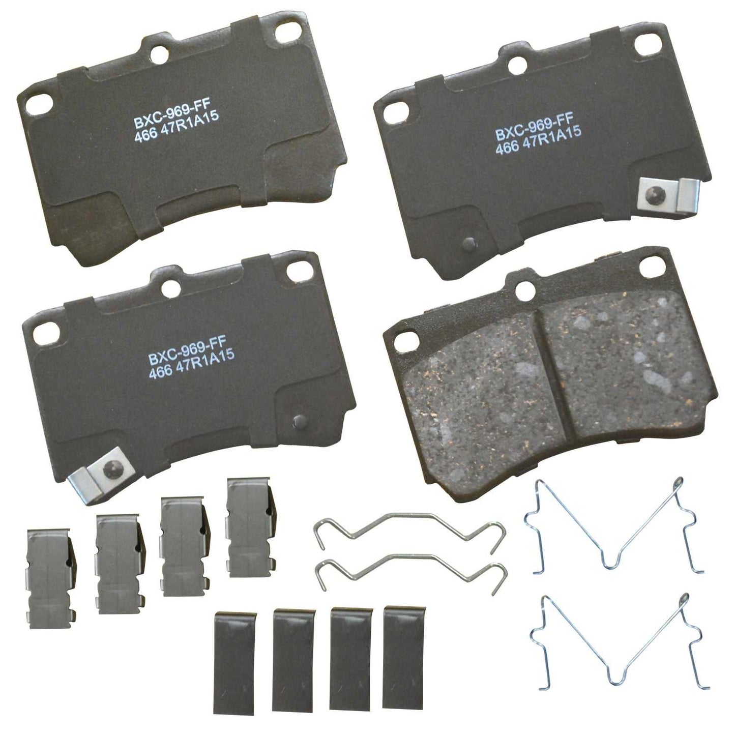 Front View of Front Disc Brake Pad Set BENDIX SBC466