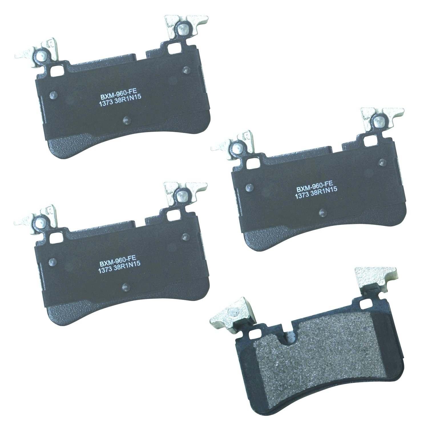 Front View of Rear Disc Brake Pad Set BENDIX SBM1373