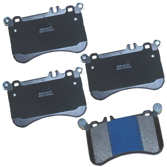 Front View of Front Disc Brake Pad Set BENDIX SBM1634