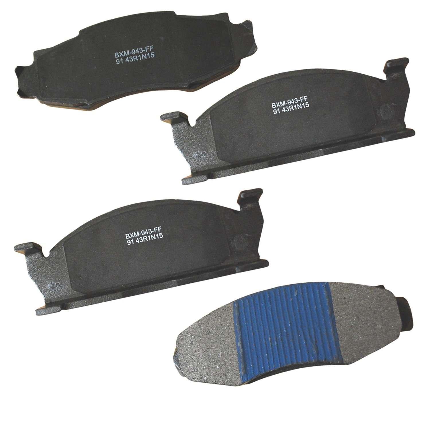 Front View of Front Disc Brake Pad Set BENDIX SBM91