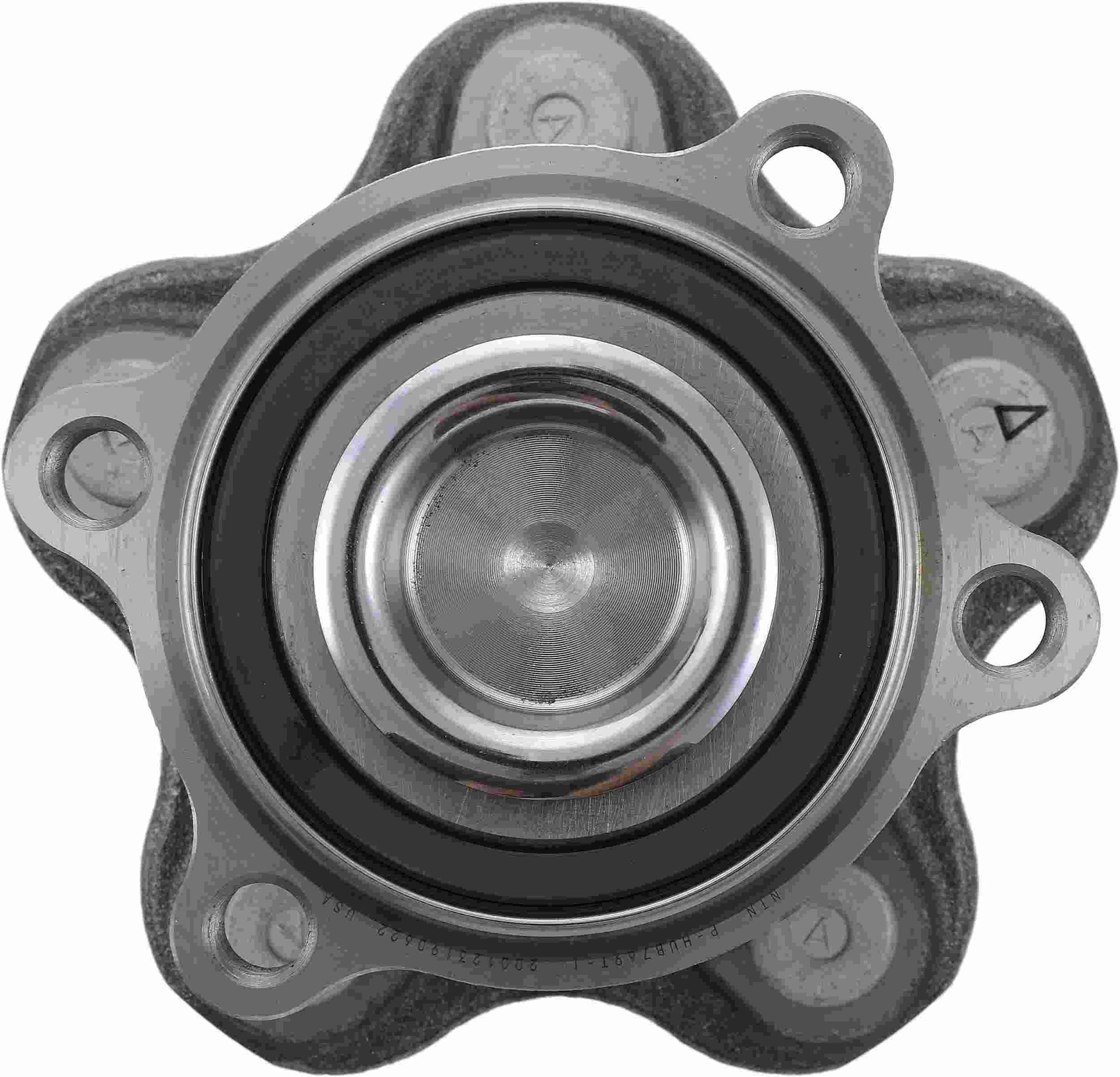 Side View of Rear Wheel Bearing and Hub Assembly BCA NTN WE60522