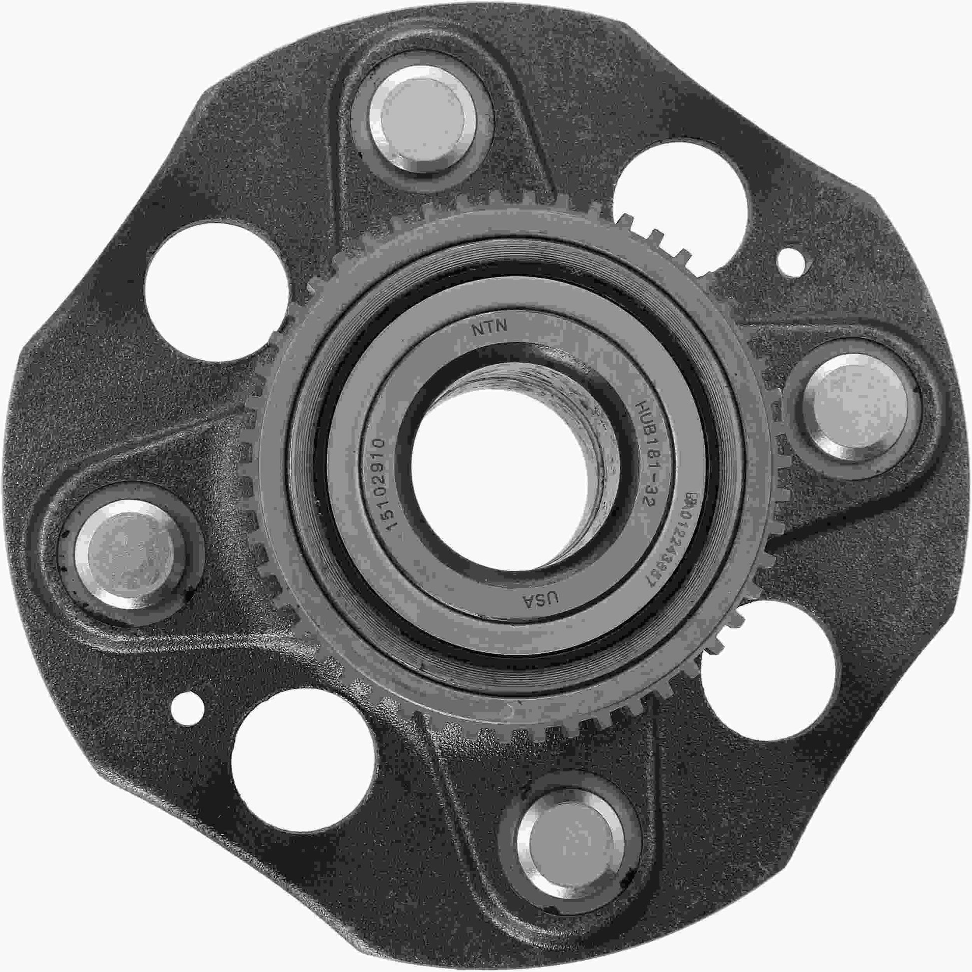 Side View of Rear Wheel Bearing and Hub Assembly BCA NTN WE60526