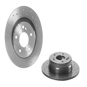 Top View of Rear Disc Brake Rotor BREMBO 08.5178.3X