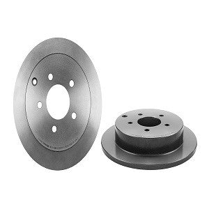 Top View of Rear Disc Brake Rotor BREMBO 08.9107.11