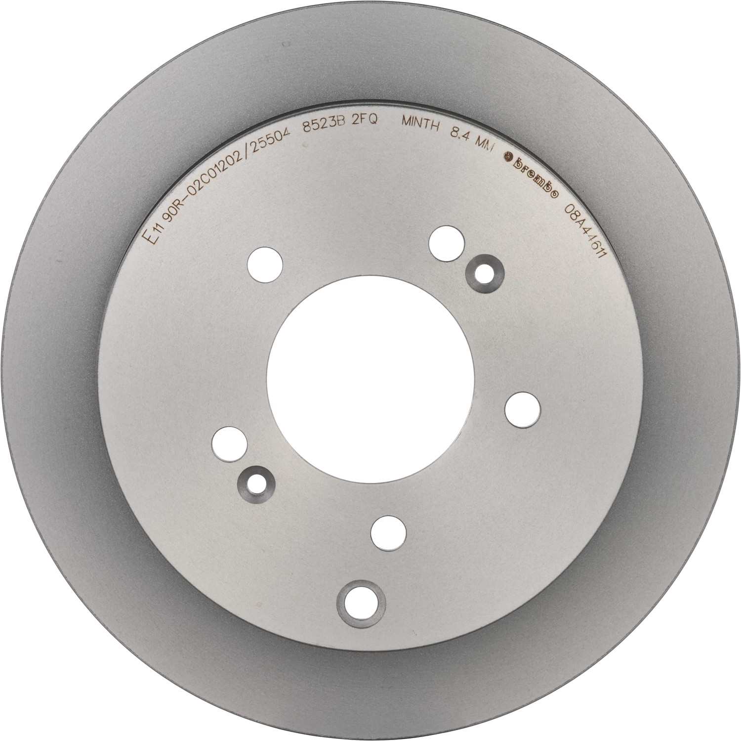 Front View of Rear Disc Brake Rotor BREMBO 08.A446.11