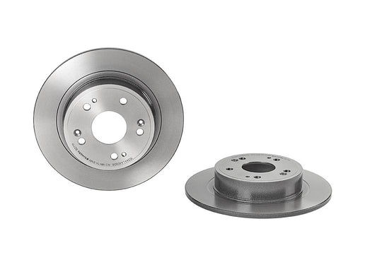 Top View of Rear Disc Brake Rotor BREMBO 08.B271.11