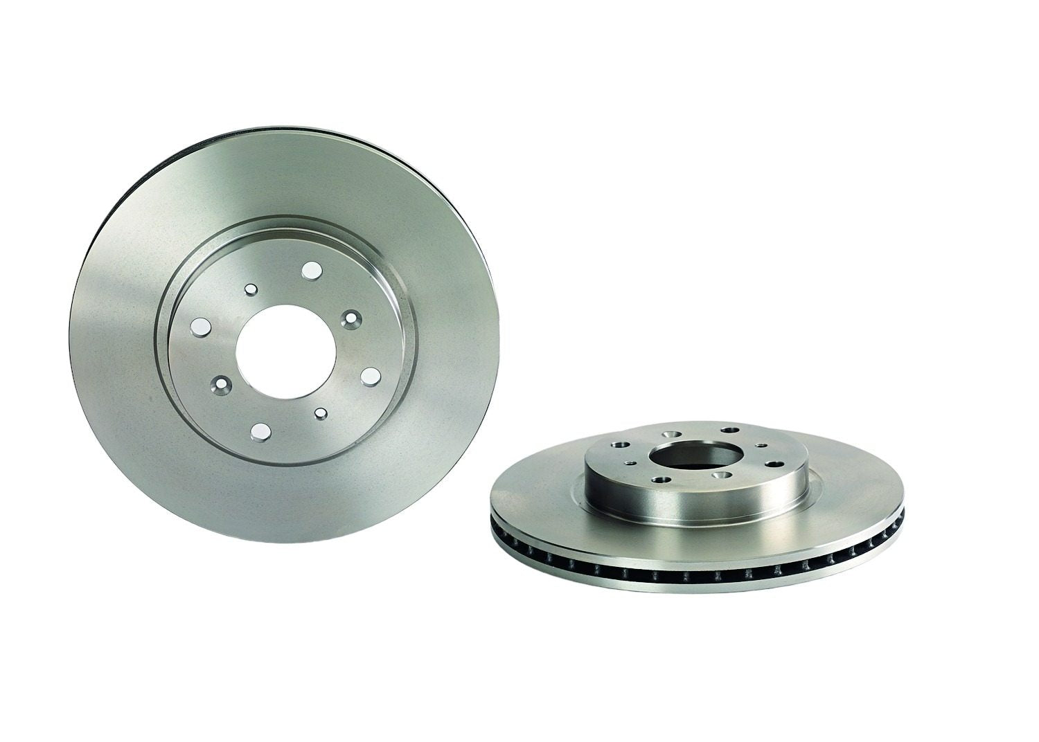 Top View of Front Disc Brake Rotor BREMBO 09.6752.10