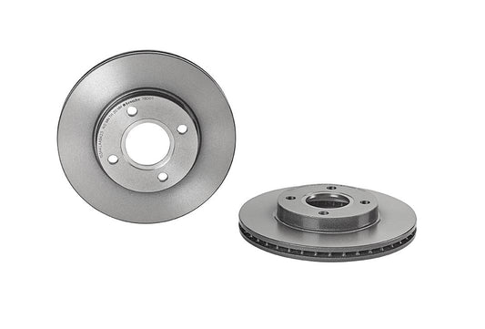 Top View of Front Disc Brake Rotor BREMBO 09.7806.11