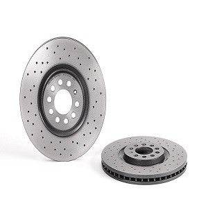 Top View of Front Disc Brake Rotor BREMBO 09.7880.1X