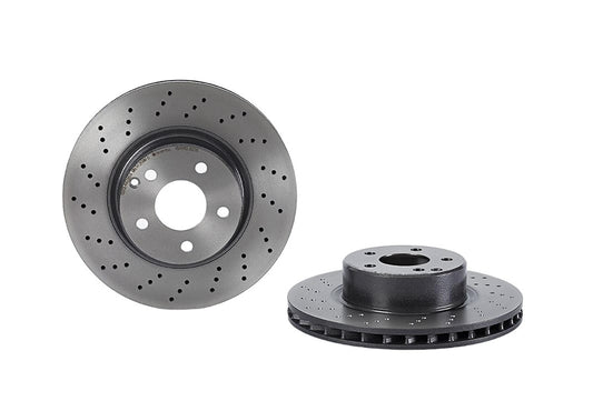 Top View of Front Disc Brake Rotor BREMBO 09.8127.11