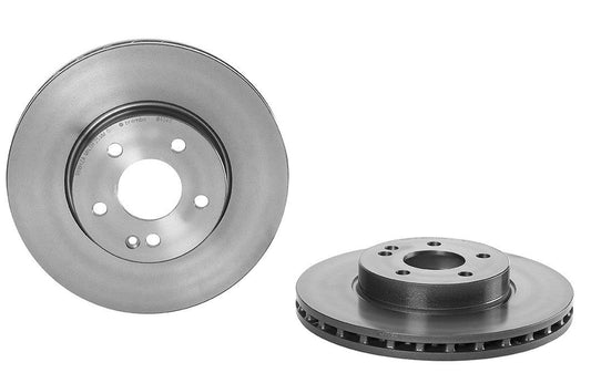 Top View of Front Disc Brake Rotor BREMBO 09.8404.11