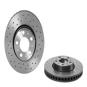 Top View of Front Disc Brake Rotor BREMBO 09.8633.1X