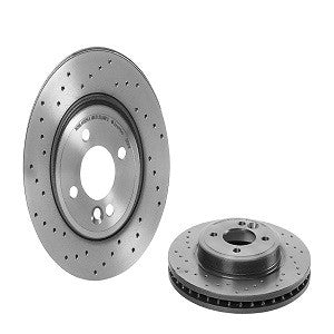 Top View of Front Disc Brake Rotor BREMBO 09.8655.1X