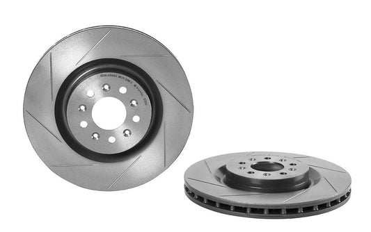 Top View of Front Disc Brake Rotor BREMBO 09.8780.21