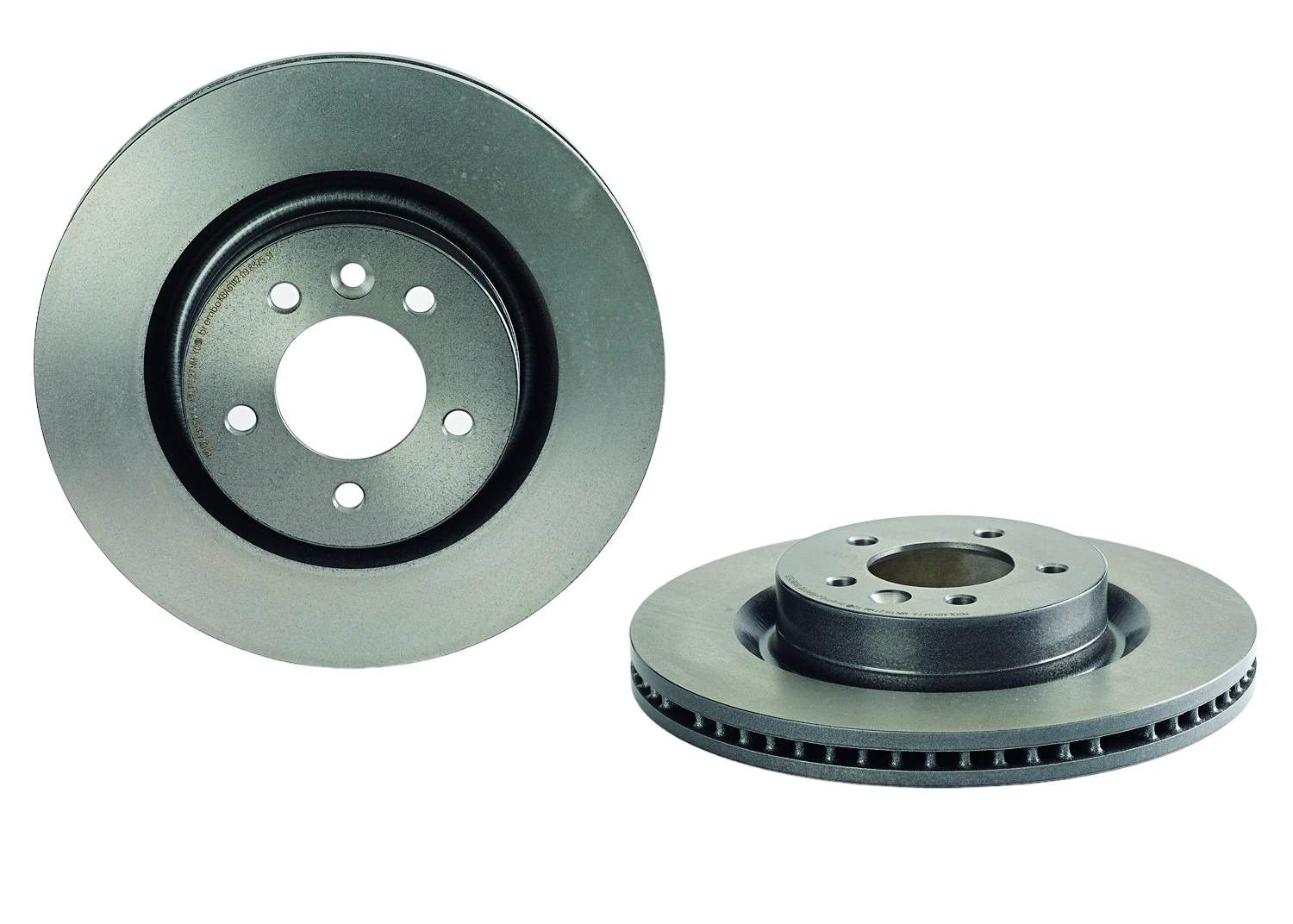 Top View of Front Disc Brake Rotor BREMBO 09.8875.31