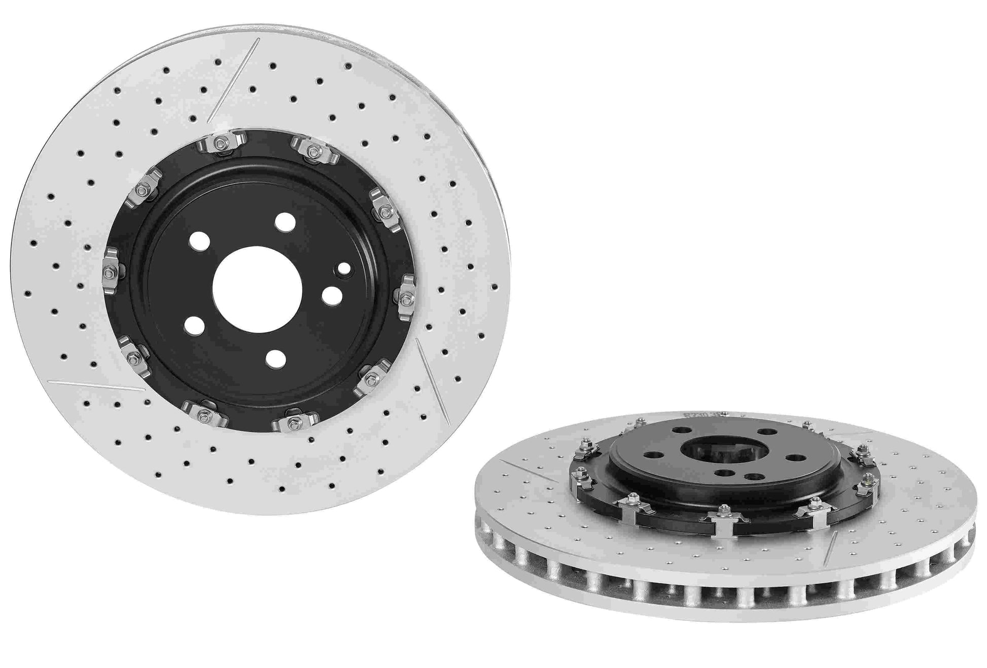 Top View of Front Disc Brake Rotor BREMBO 09.8878.23