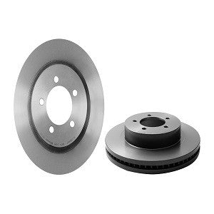 Top View of Front Disc Brake Rotor BREMBO 09.8972.11