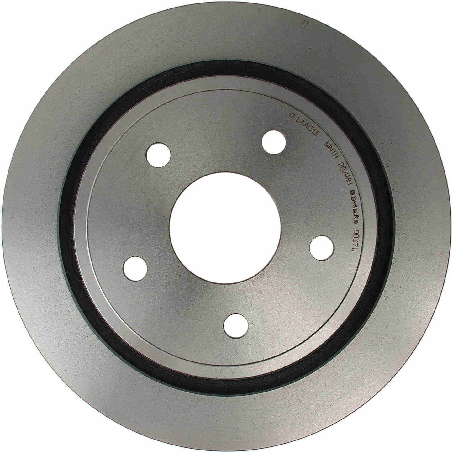 Front View of Rear Disc Brake Rotor BREMBO 09.9037.11