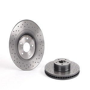 Top View of Front Disc Brake Rotor BREMBO 09.9077.1X