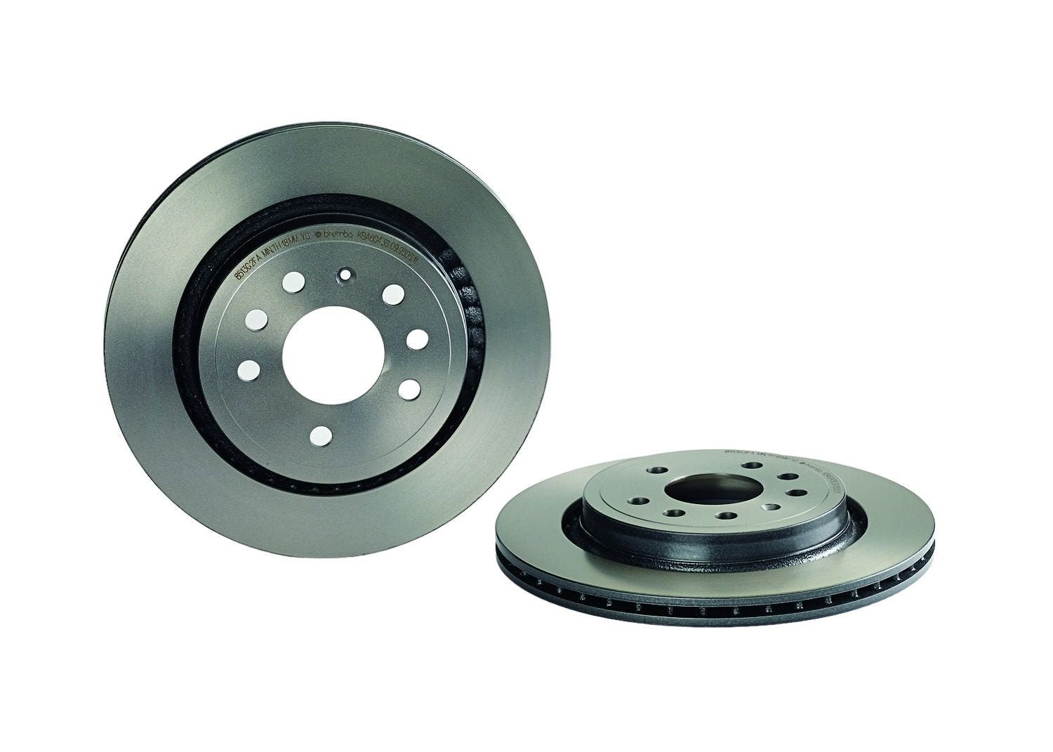 Top View of Rear Disc Brake Rotor BREMBO 09.9505.11