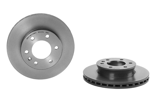 Top View of Front Disc Brake Rotor BREMBO 09.9508.11