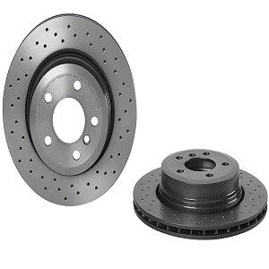 Top View of Rear Disc Brake Rotor BREMBO 09.9573.1X