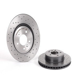 Top View of Front Disc Brake Rotor BREMBO 09.9581.1X