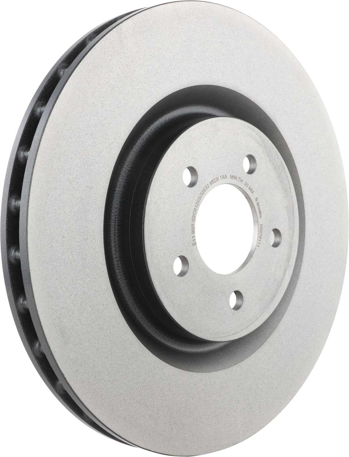 Angle View of Front Disc Brake Rotor BREMBO 09.9781.11