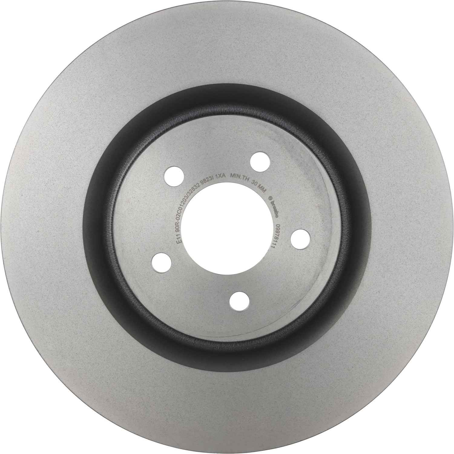 Front View of Front Disc Brake Rotor BREMBO 09.9781.11