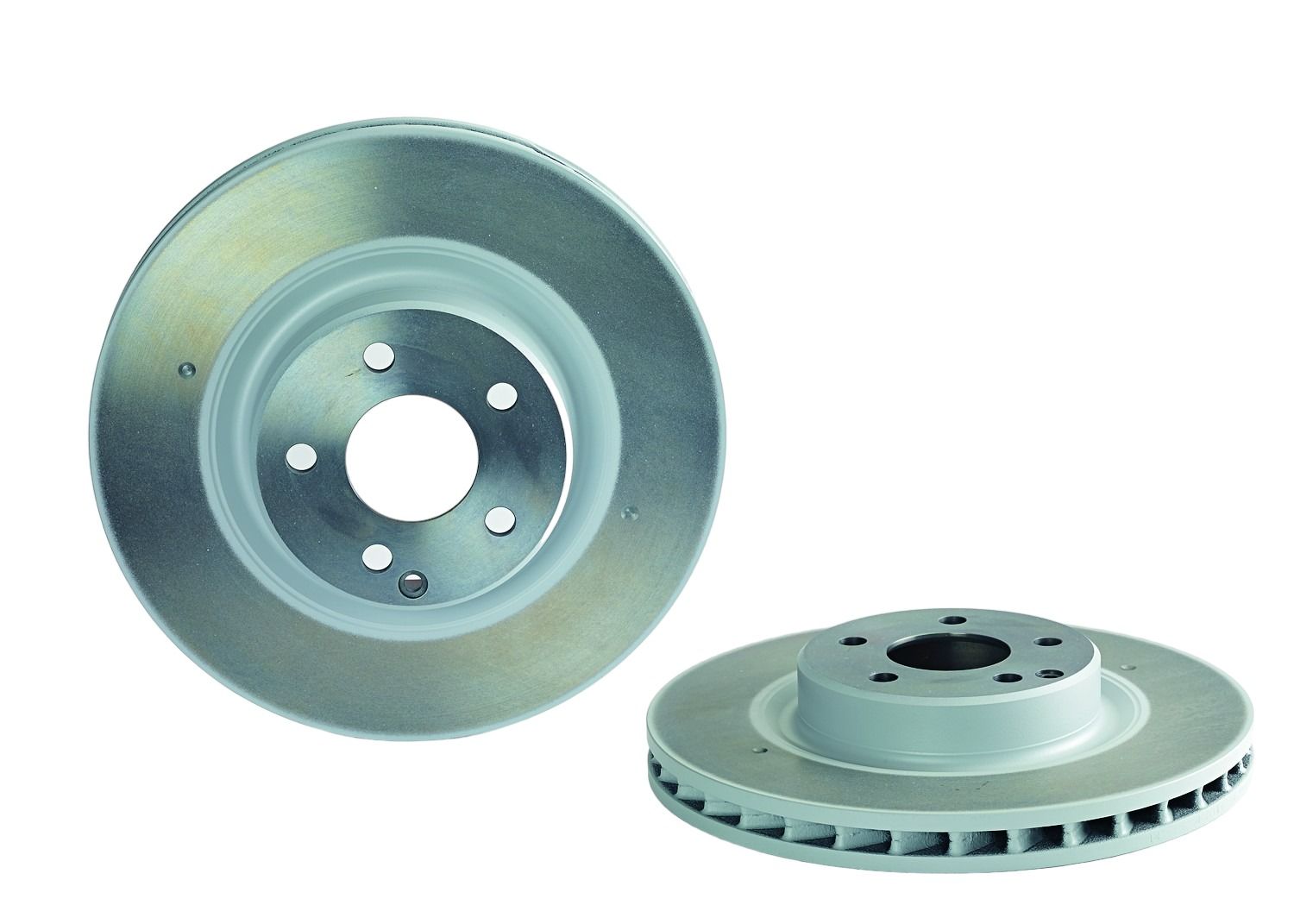 Top View of Front Disc Brake Rotor BREMBO 09.9825.21