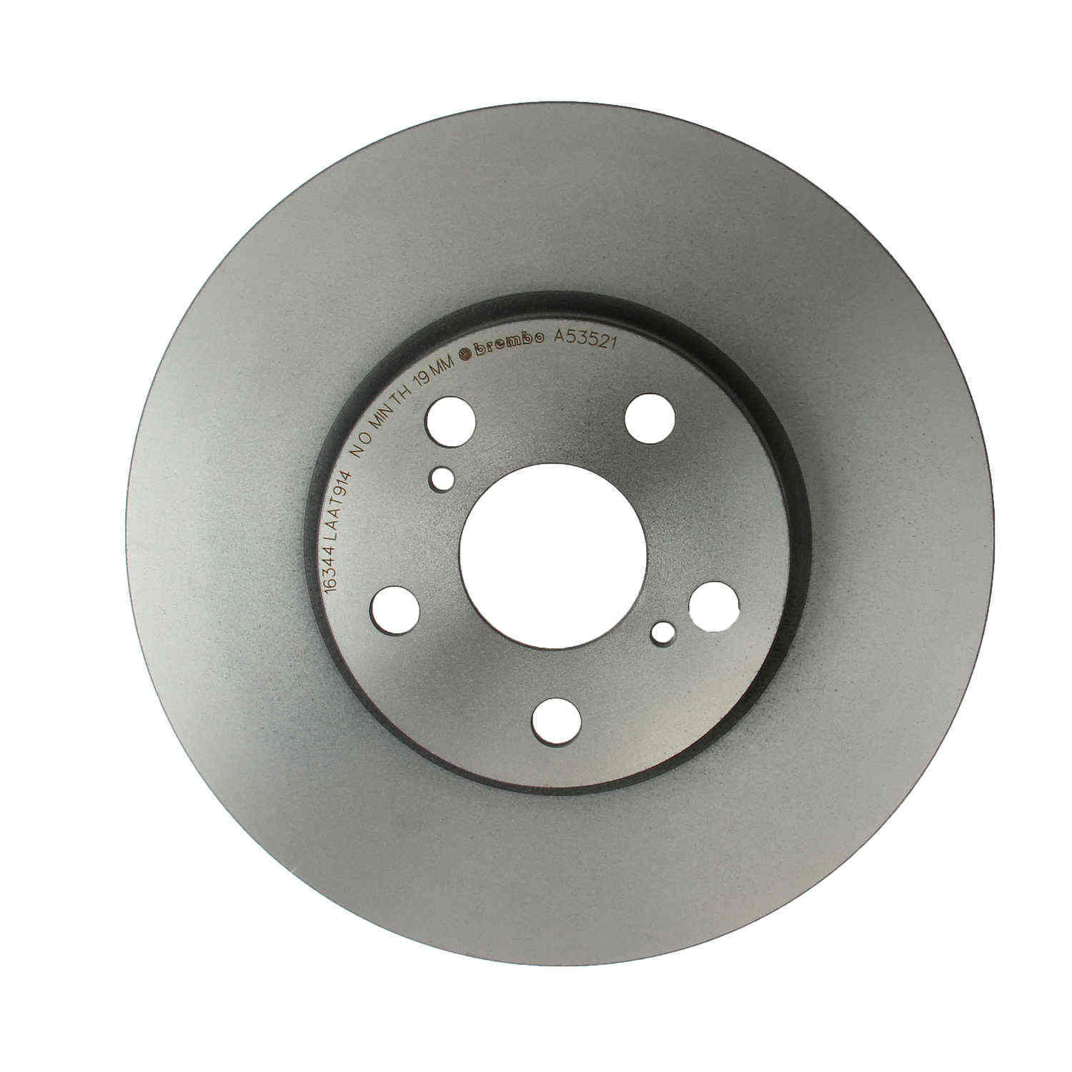 Front View of Front Disc Brake Rotor BREMBO 09.A535.21