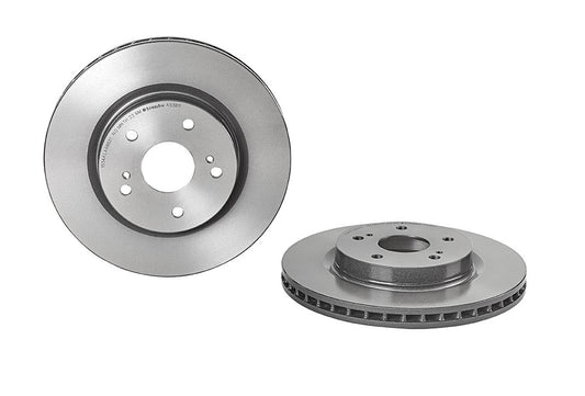 Top View of Front Disc Brake Rotor BREMBO 09.A538.11