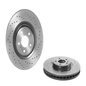 Top View of Front Disc Brake Rotor BREMBO 09.B039.1X