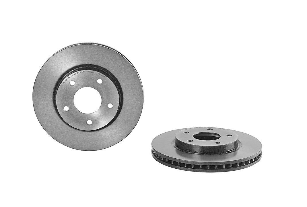 Top View of Front Disc Brake Rotor BREMBO 09.B647.21