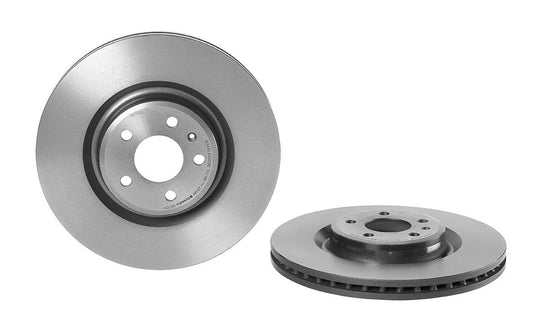 Top View of Front Disc Brake Rotor BREMBO 09.B970.11