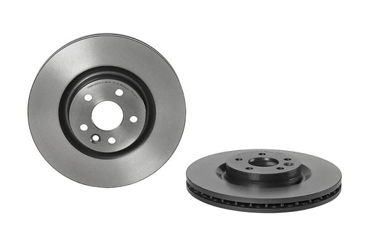 Top View of Front Disc Brake Rotor BREMBO 09.C207.11