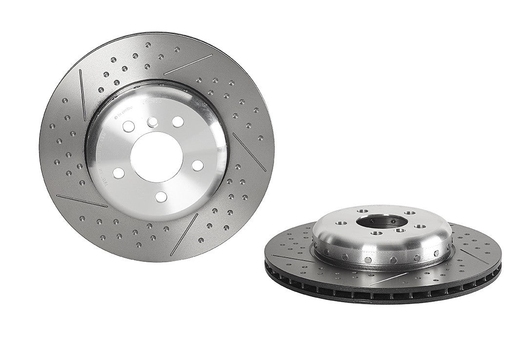 Top View of Rear Disc Brake Rotor BREMBO 09.C395.13