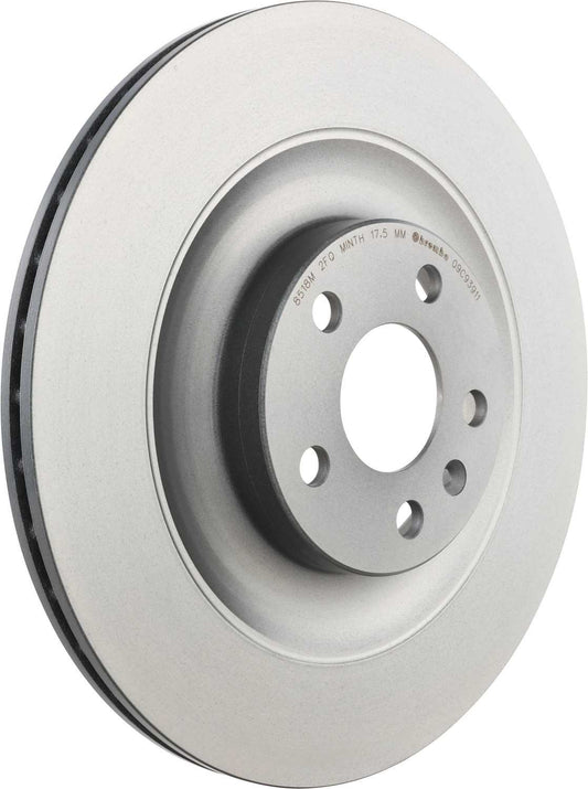 Angle View of Rear Disc Brake Rotor BREMBO 09.C939.11