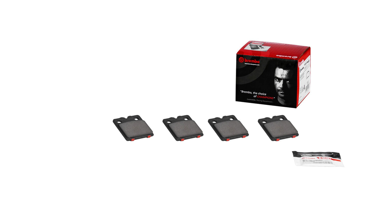 Back View of Rear Disc Brake Pad Set BREMBO P02001N